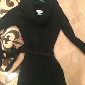 Jessica Simpson turtleneck sweater dress.